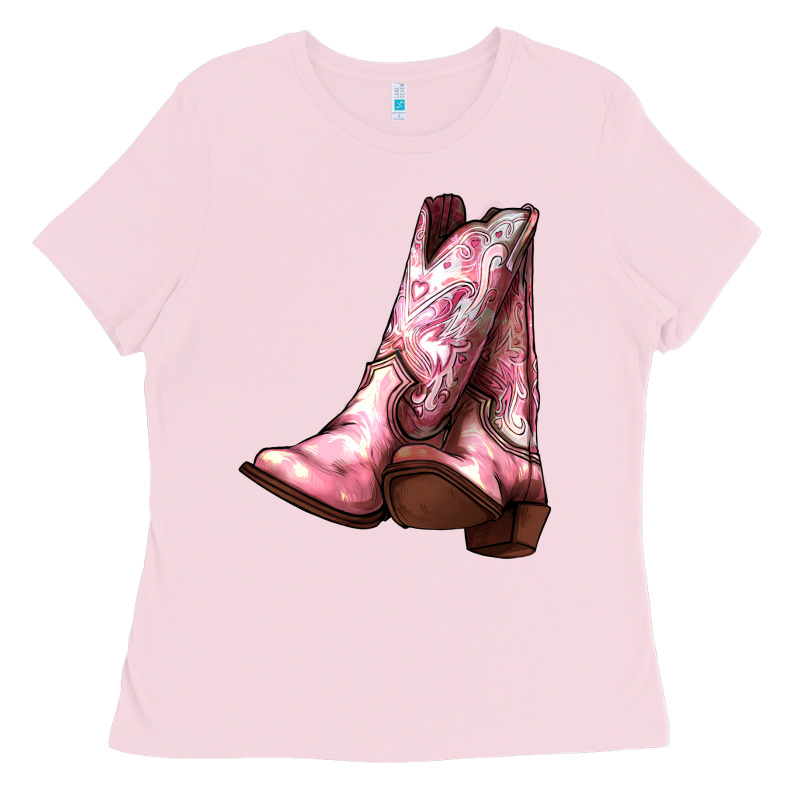 Cowgirl Boots Ladies Tee by HowdyJamesFarm | Teevron