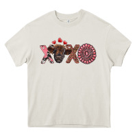 Cream xoxo calf and gemstone Heavy Core Tee - RanaPortraitStore