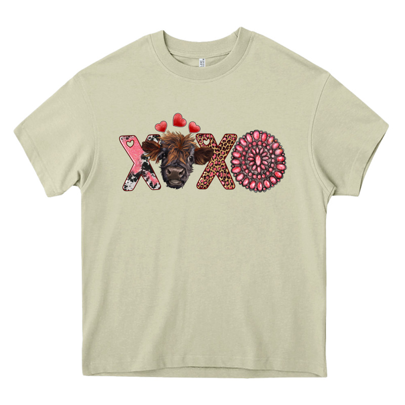 Xoxo Calf And Gemstone Heavy Core Tee by RanaPortraitStore | Teevron