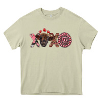 Mossy xoxo calf and gemstone Heavy Core Tee - RanaPortraitStore