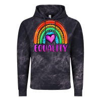 Cloud Black equality rainbow Vintage Hoodie - OliviaCreatesArt