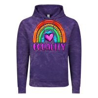 Cloud Purple equality rainbow Vintage Hoodie - OliviaCreatesArt