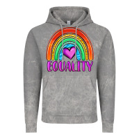 Cloud Rock equality rainbow Vintage Hoodie - OliviaCreatesArt