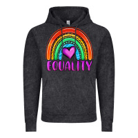 Vintage Black equality rainbow Vintage Hoodie - OliviaCreatesArt
