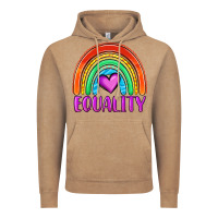 Vintage Coffee equality rainbow Vintage Hoodie - OliviaCreatesArt