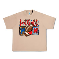 Burro Football mom red and blue team color mother's day Urban Heavy Tee - HowdyJamesFarm