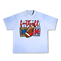 Grape Ice Football mom red and blue team color mother's day Urban Heavy Tee - HowdyJamesFarm