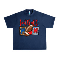 Navy Football mom red and blue team color mother's day Urban Heavy Tee - HowdyJamesFarm