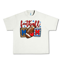 Pistachio Football mom red and blue team color mother's day Urban Heavy Tee - HowdyJamesFarm