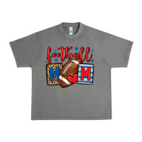 Tornado Football mom red and blue team color mother's day Urban Heavy Tee - HowdyJamesFarm