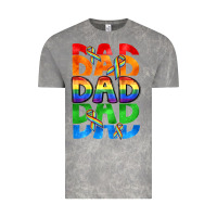 Cloud Rock Dad dad dad pride Vintage Tee - CowGirlArtShop