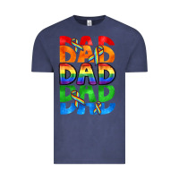 Vintage Denim Dad dad dad pride Vintage Tee - CowGirlArtShop