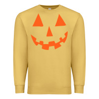 Antique Gold Halloween Pumpkin Face Gift Creepy Spooky Horror Premium Sweatshirt - maiPhamDesign