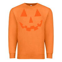 Carrot Halloween Pumpkin Face Gift Creepy Spooky Horror Premium Sweatshirt - maiPhamDesign