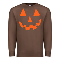 Chestnut Halloween Pumpkin Face Gift Creepy Spooky Horror Premium Sweatshirt - maiPhamDesign