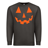 Smoke Halloween Pumpkin Face Gift Creepy Spooky Horror Premium Sweatshirt - maiPhamDesign