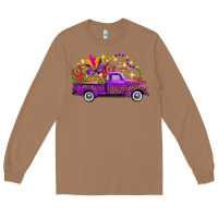 Toasted Coconut Mardi Gras Leopard Truck Long Sleeve Tee - FaDigitalArtStudio