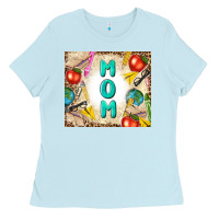 Baby Blue teacher mom mother's day Ladies Tee - TumblerDesignByShophia