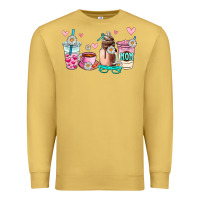 Antique Gold mom coffee cup Premium Sweatshirt - AdoDesignShop
