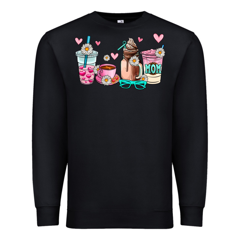 Mom Coffee Cup Premium Sweatshirt by AdoDesignShop | Teevron