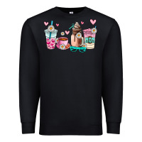 Black mom coffee cup Premium Sweatshirt - AdoDesignShop