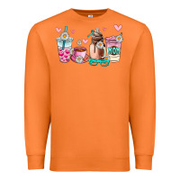 Carrot mom coffee cup Premium Sweatshirt - AdoDesignShop