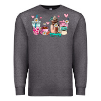 Charcoal Heather mom coffee cup Premium Sweatshirt - AdoDesignShop