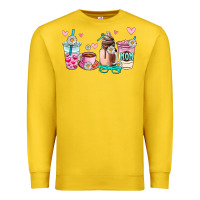 Lemon mom coffee cup Premium Sweatshirt - AdoDesignShop