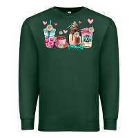 Sports Green mom coffee cup Premium Sweatshirt - AdoDesignShop