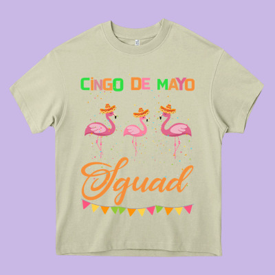 Cinco De Mayo Squad Heavy Core Tee Designed By Bettercallsaul