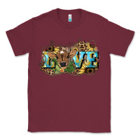Burgundy Love baby Cow Classic Tee - HowdyJamesFarm