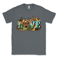 Charcoal Heather Love baby Cow Classic Tee - HowdyJamesFarm