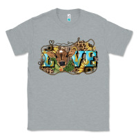 Heather Grey Love baby Cow Classic Tee - HowdyJamesFarm