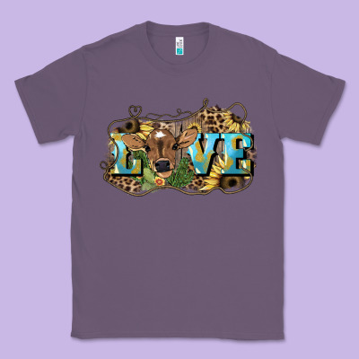 Love Baby Cow Classic Tee Designed By Howdyjamesfarm