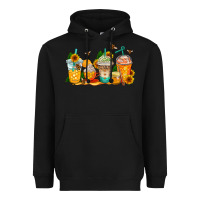 Black bumble bee coffee cups Heavyweight Hoodie - AdoDesignShop