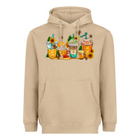Mushroom bumble bee coffee cups Heavyweight Hoodie - AdoDesignShop