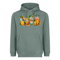 Sage bumble bee coffee cups Heavyweight Hoodie - AdoDesignShop