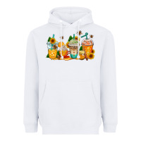White bumble bee coffee cups Heavyweight Hoodie - AdoDesignShop