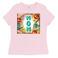 Bubblegum Pink teacher mom mother's day Ladies Tee - TumblerDesignByShophia