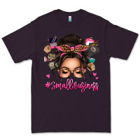 Plum Small business messy bun Premium Tee - texasbilliewilder