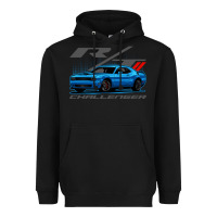 Black Blue Challenger RT T-Shirt Heavyweight Hoodie - maiPhamDesign