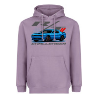 Lavender Blue Challenger RT T-Shirt Heavyweight Hoodie - maiPhamDesign