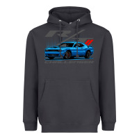 Smoke Blue Challenger RT T-Shirt Heavyweight Hoodie - maiPhamDesign