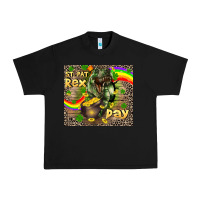 Black St. Pat Rex Day Urban Heavy Tee - CowGirlArtShop