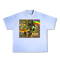 Grape Ice St. Pat Rex Day Urban Heavy Tee - CowGirlArtShop