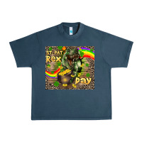 Midnight Navy St. Pat Rex Day Urban Heavy Tee - CowGirlArtShop