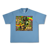Pebble Blue St. Pat Rex Day Urban Heavy Tee - CowGirlArtShop