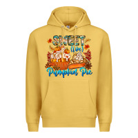 Antique Gold Sweet Like Pumpkin Pie Premium Hoodie - CowhideDigitalArt