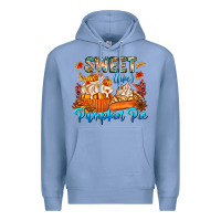 Colony Blue Sweet Like Pumpkin Pie Premium Hoodie - CowhideDigitalArt