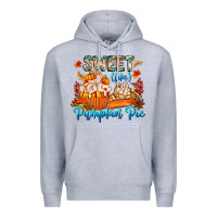 Heather Grey Sweet Like Pumpkin Pie Premium Hoodie - CowhideDigitalArt